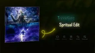 Instagram Trending spritual edit tutorial || Who is With You Edit Tutorial