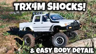 HOW TO UPGRADE YOUR WPL C64-1 SHOCKS - BODY DETAIL & TRAIL