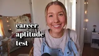 ASMR career aptitude test with school guidance counsellor