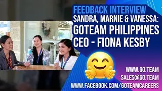 Employee Feedback Interview After Anniversary Lunch With GoTeam Philippines CEO - Fiona Kesby