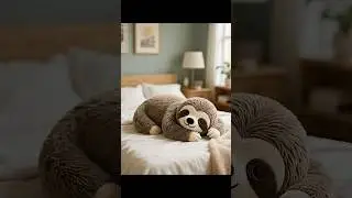 Lazy Sloth Morning 😴☀️ | Cinematic Creative Shorts