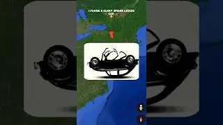 I Found a SCARY SPIDER 🕷️ LEGGED CAR #googleapps 🌎 #uniqueofworld07 #earth