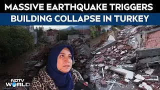 Turkey Earthquake | Buildings Collapse After Strong Earthquake Shook Western Turkey Late Monday