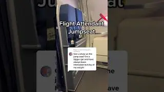 Here&rsquo;s the Jumpseat. Whether petite or plus size, you&rsquo;ll be fine! #flightattendant #cabincrew