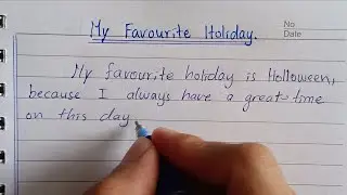 how to write a paragraph about my favorite holiday - good example for you to write a paragraph