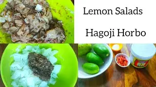 Chakma Style of Making Lemon Salads/Chutney|HAGOJI Horbo | Chakma Food | Northeast Style Food|Sour