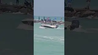 Boats in the Venice Florida Jetty #VeniceJetty #Boating #Boats