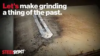 Weld seam removal with the WS-30 weld shaver #steelfabrication #welding #steelbeast #promotech