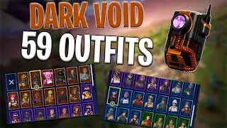 Dark Void Back Bling on 59 Outfits | Dark Vanguard - Fortnite