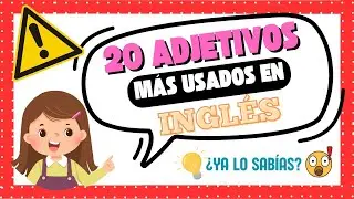 🔴 20 ADJETIVOS más usados en INGLÉS - INGLÉS en 123 ✏️