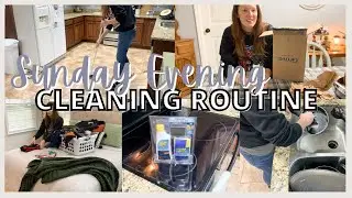 SUNDAY EVENING CLEANING ROUTINE & HOME RESET // PRODUCT REVIEW // LOTS OF LAUNDRY MOTIVATION