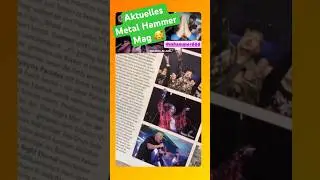 Aktueller Metal Hammer: super Review unser Show @  Metal Hammer Paradise Festival 🥰 DANKE #MHP25