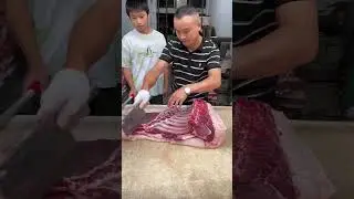 Pork cut | The best piece of meat | Slicing Pork | fresh pork | cutting pork belly and pork ribs