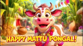 Nandri Maadu 🐄! Maatu Pongal Song for Kids | Kids Festivall Tamil Song | Bunny Bobo Tamil