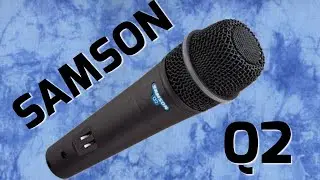Samson Q2 XLR Dynamic Microphone Test / Demo