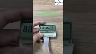 Manufacturers produce LCD display modules for electric meters. #electronic #display