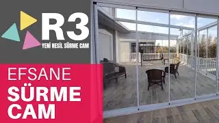 R3 S&uuml;rme Cam Isıcamlı | R3 Sliding Glass Double Glazed | REAL CAM BALKON