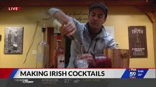 Making Irish cocktails at home