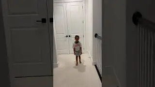 Dad catches daughter sleep walking in the middle of the night #shorts