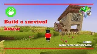 Vectaria.io 🏡 Build a survival house with me｜Book Coffee Shop #vectaria