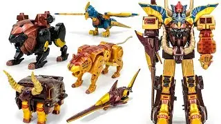 PowerRangers WildForce Animus MegaZord GaoRanger DX GaoGod JungleKaiser Union Beast Transformation