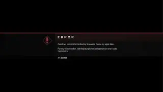 Destiny 2, Information video for this purpose.