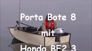 Porta Bote 8 mit Honda BF2.3