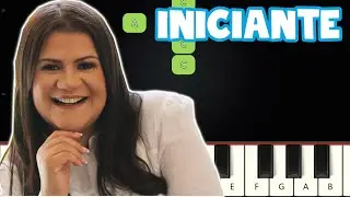 Não Pare - Midian Lima | Piano e Teclado Iniciante | Nível Fácil