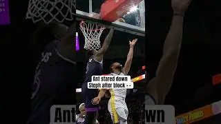 Ant looked back at Steph 😳