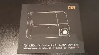 Camera auto DVR Xiaomi 70mai A800S +camera spate Xiaomi 70 mai RC 06  - unboxing + prima utilizare!
