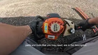How to Clean the Spark Arrestor on the muffler of any Hedge Trimmer