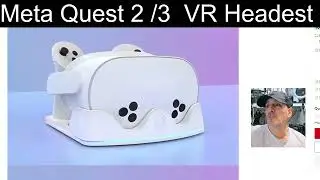 Зарядная док-станция Meta Quest 2/3 для VR-гарнитуры