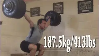 187.5kg/413lbs Snatch