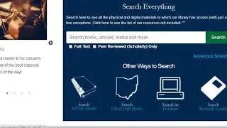 Searching the MVNU Catalog