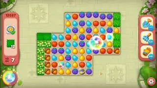 Gardenscapes Level 12887 (Hard) No Boosters SD
