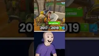 Fortnite Nostalgia 2017 vs 2023 #shorts