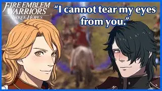 Hubert cannot get his eyes off Ferdinand - Fire Emblem Warriors Three Hopes