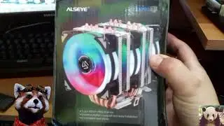 Кулер для процессора ALSEYE  6 Heatpipe 3 RGB вентилятор 4pin