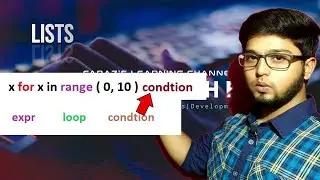 Lists in Python - List Comprehension , List Methods in Python Part 10