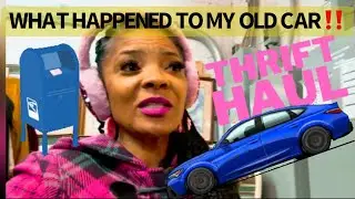 WHERE Is My OLD CAR 🚙 Post Office Run 🏃🏾‍♀️ Church THRIFT Shop HAUL 👗