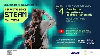 Capacitaciones STEAM - Creación de aplicativos de realidad aumentada