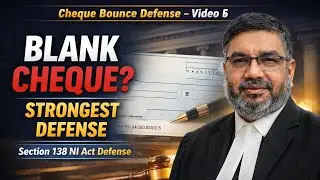 Defence 5 -&ldquo;Blank Cheque? Strong Defense in 138 Cases!&rdquo; & &ldquo;Security Cheque &ne; Debt &ndash; Law Explained&rdquo;