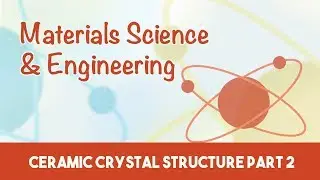 AMIE Exam Lectures- Materials Science & Engineering | Ceramic Crystal System  | 3.4 Part 2