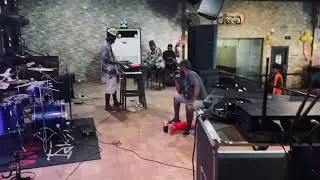 Sound Check with Junky and the  Cool Range band..Lae Club99