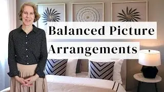 Using the Interior Design Principle of Symmetrical Balance to Arrange Pictures – Home Decor Ideas