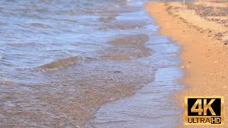 waves breaking on the beach softly 🌊  White Noise for Sleeping 1 Hours FULL HD 50P mp4
