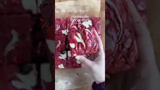 Red velvet cheesecake brownies
