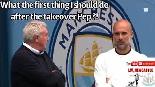 what Guardiola and steve bruce were talking about !!? Lips Reading