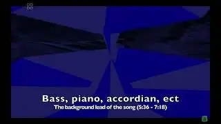 THE WORLD REVOLVING but it's just the bass, piano, and the accordian and etc.