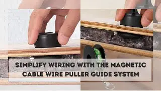 Magnetic Cable Wire Puller Guide System - Electrician Professional Magnetic  Wire Threader Puller